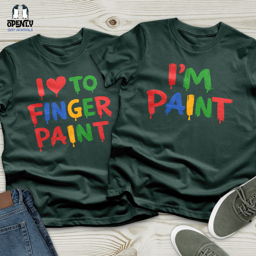 Paint Couple T-Shirt Set