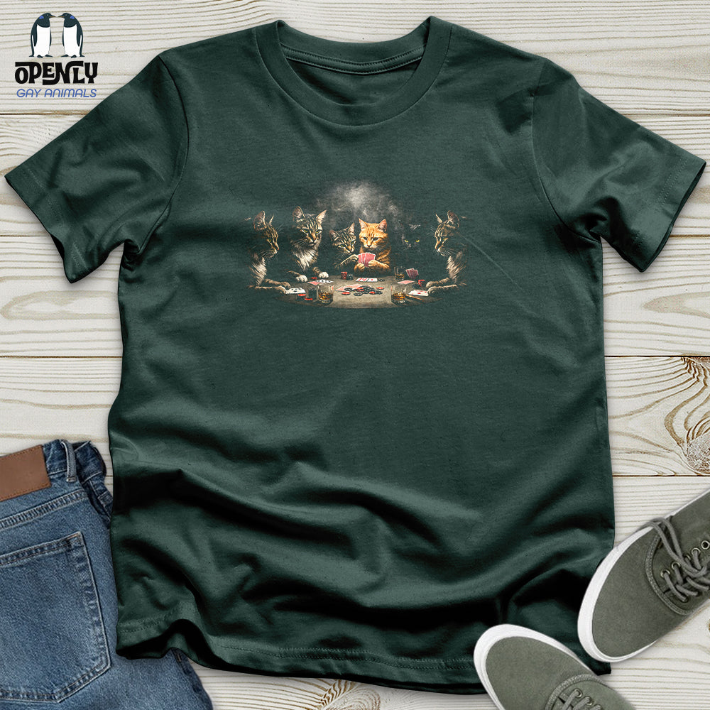 Poker Cats Unisex T-Shirt
