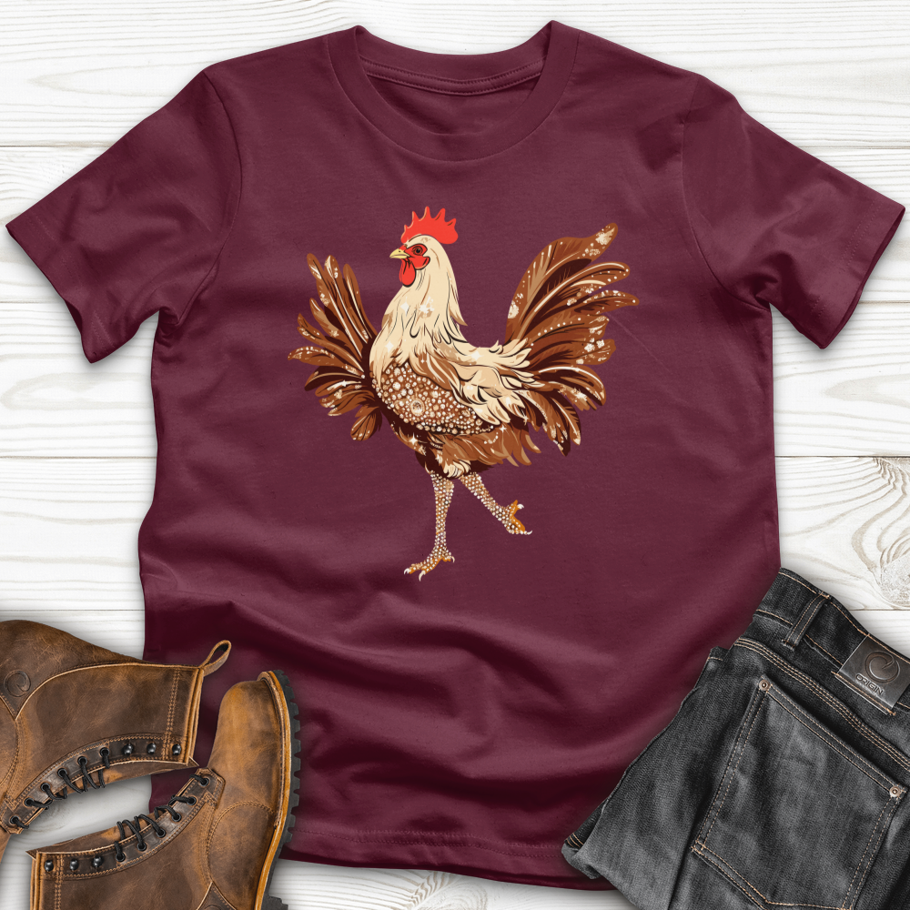 Glamorous Rooster Sparkle Softstyle Tee