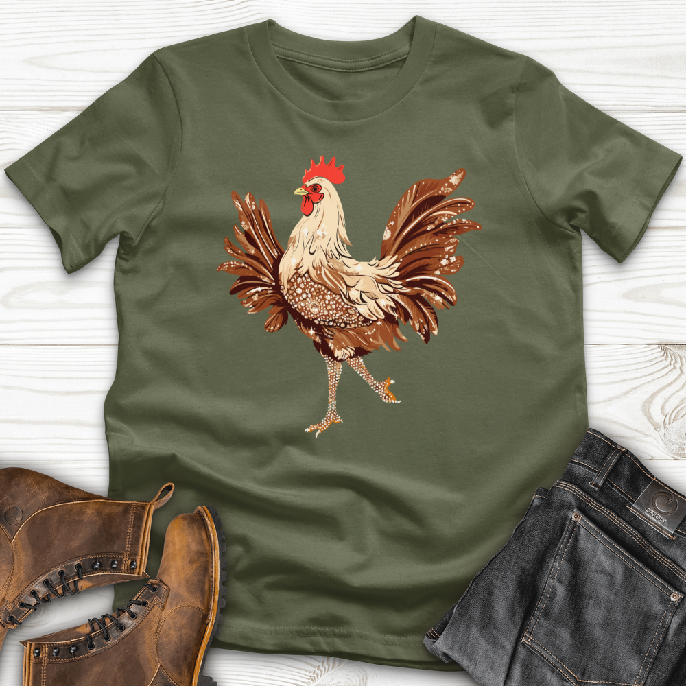 Glamorous Rooster Sparkle Softstyle Tee