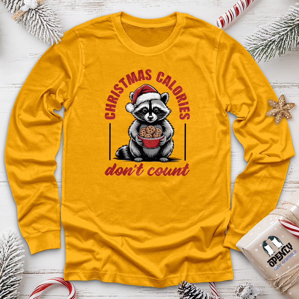 Christmas Calories Don't Count Unisex Long Sleeve Tee