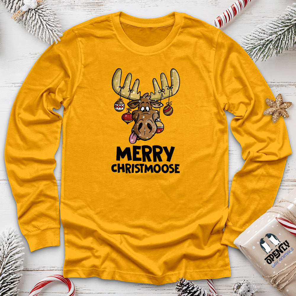 Merry Christmoose Unisex Long Sleeve Tee