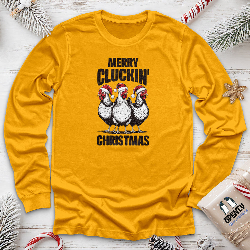 Merry Cluckin Unisex Long Sleeve Tee