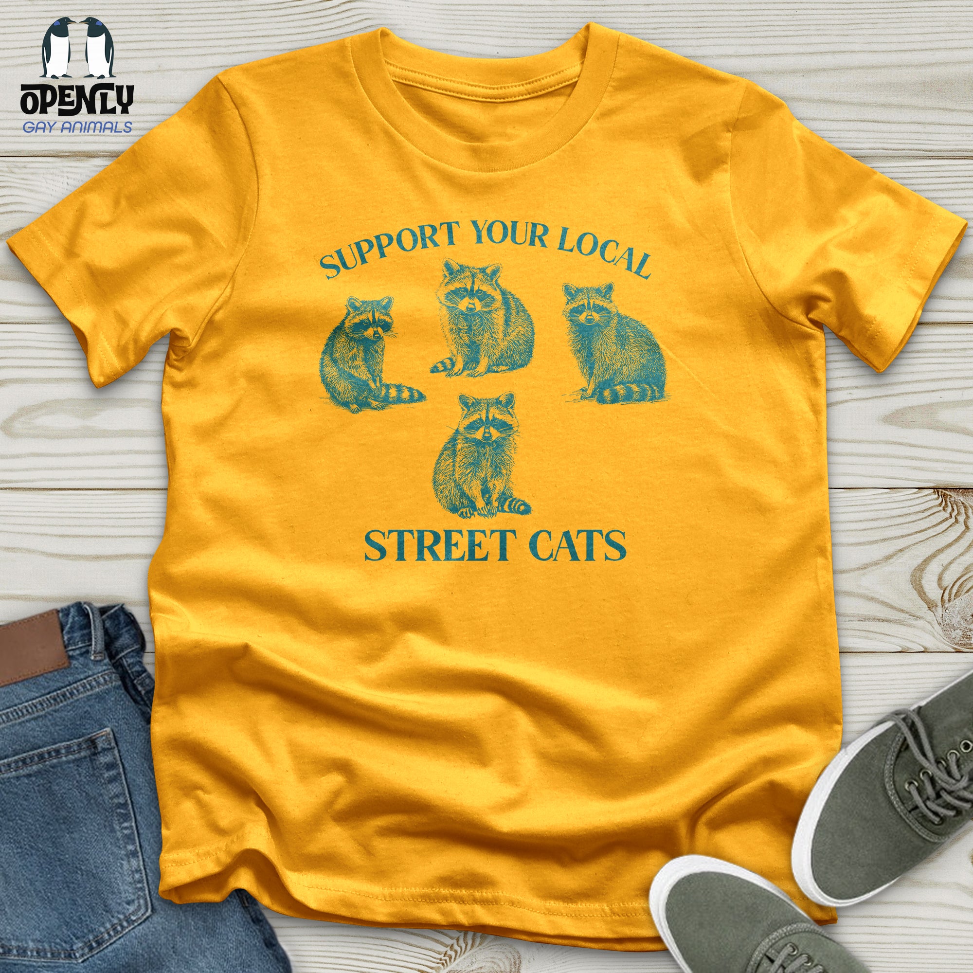 Support Your Local Street Cats Unisex t-shirt