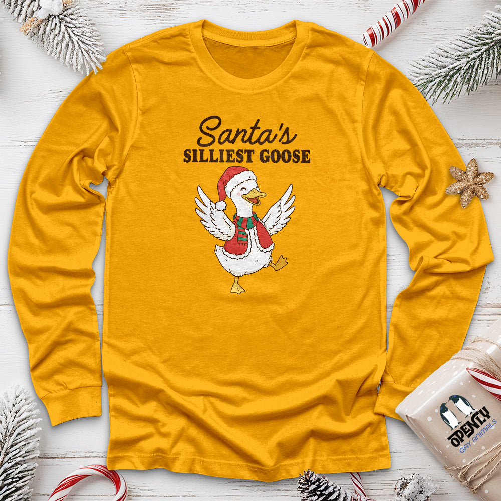 Santa's Silliest Goose 2 Long Sleeve Tee