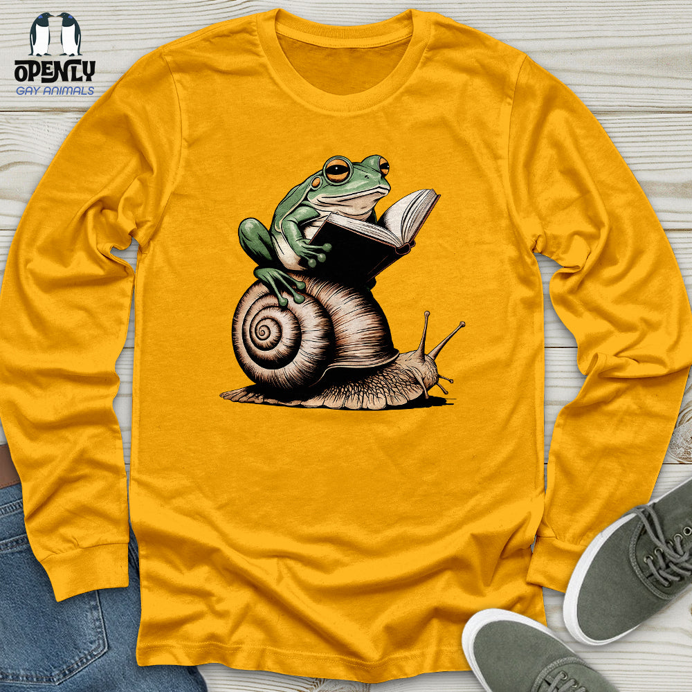Frog Riding Sanil Unisex Long Sleeve Tee