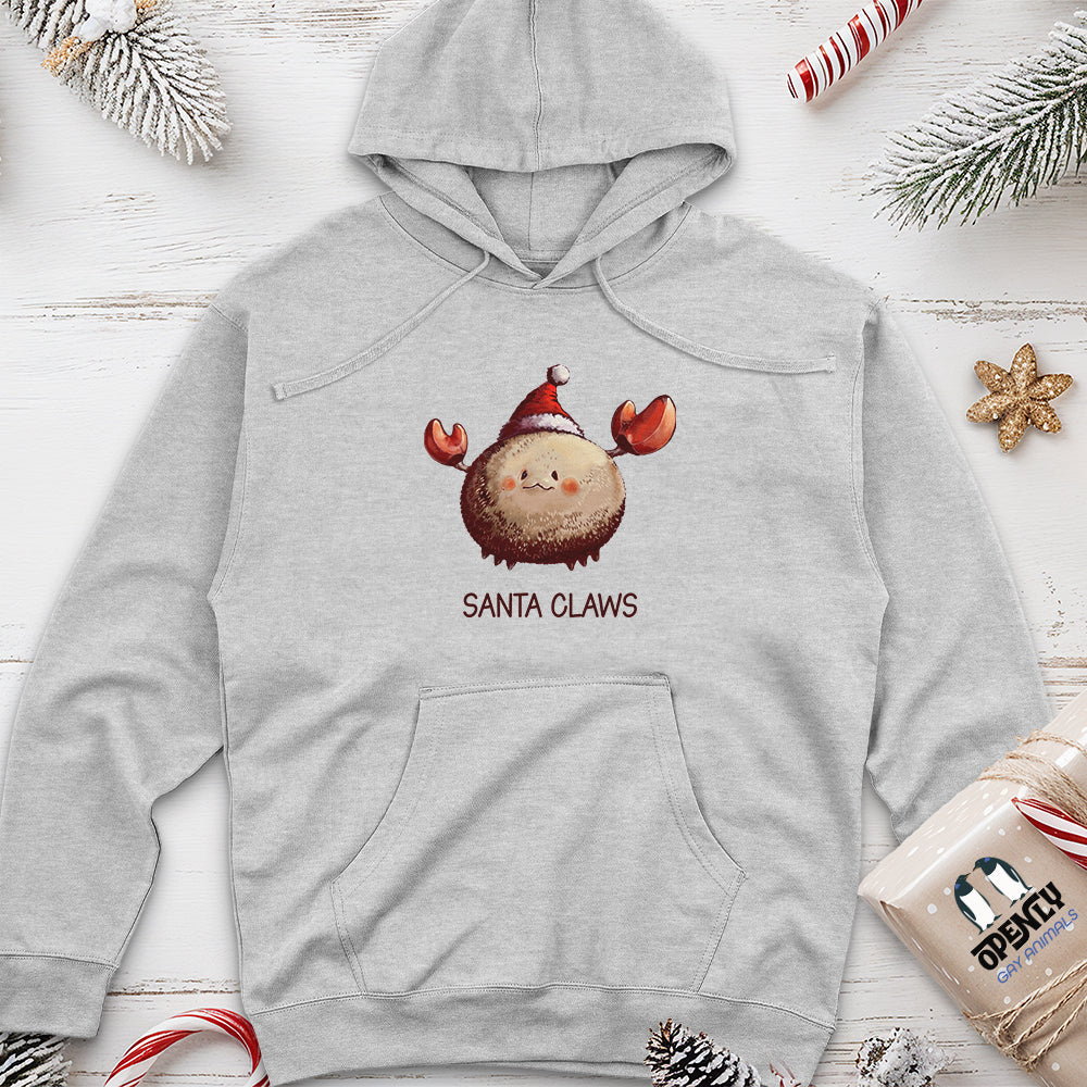 Santa Claws Unisex Midweight Hoodie