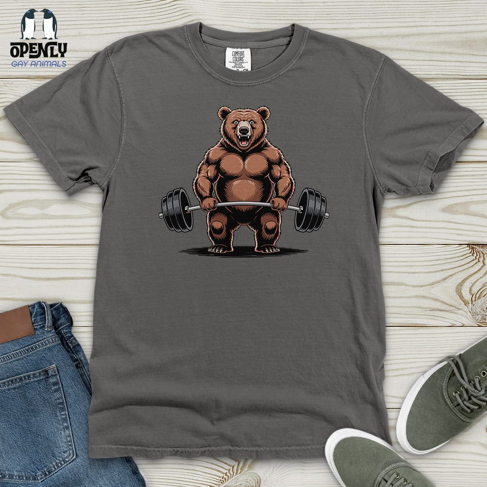 Bear Dumbbelling Heavy Cotton Comfort Colors Tee