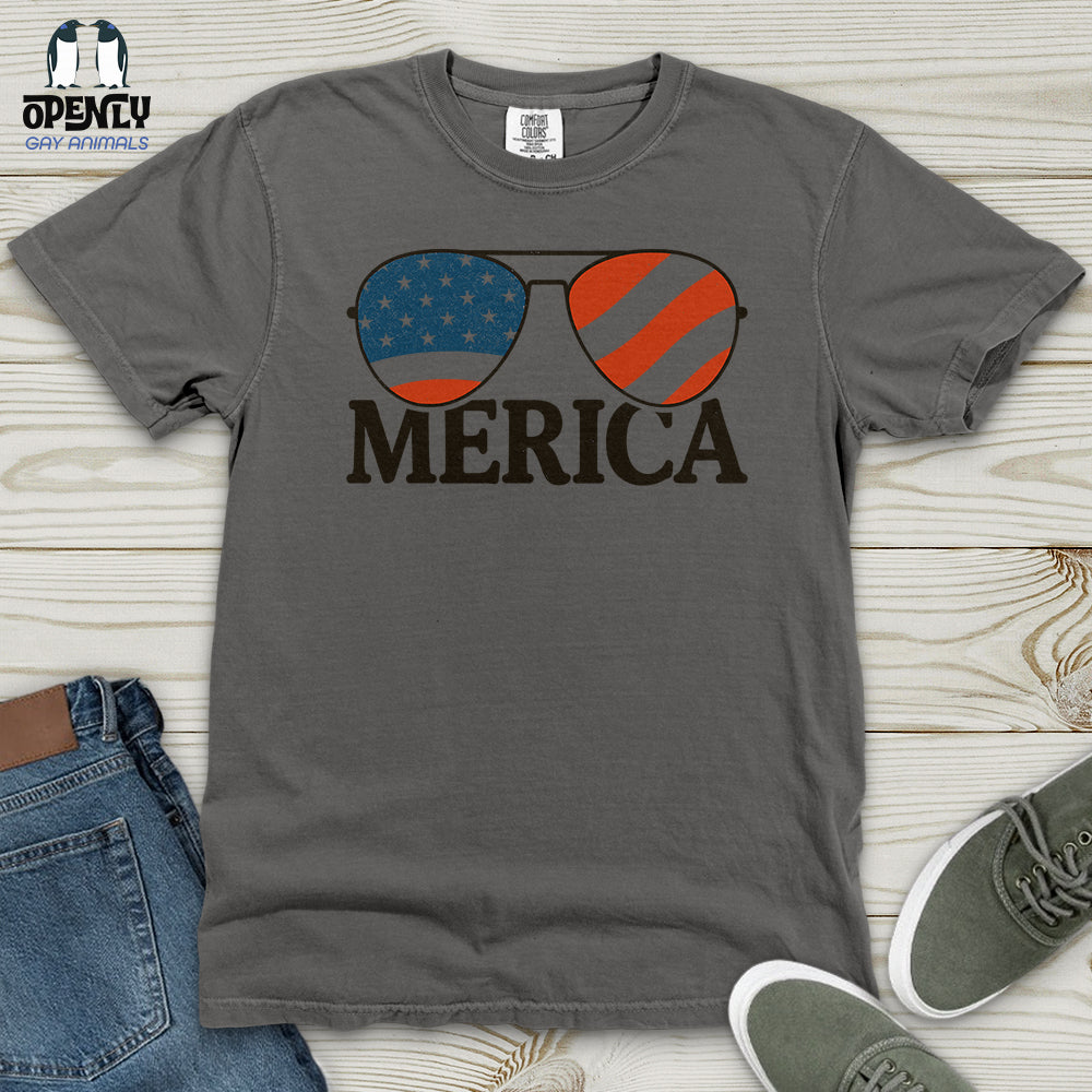 4Th of July Merica Heavy Cotton Comfort Colors Tee