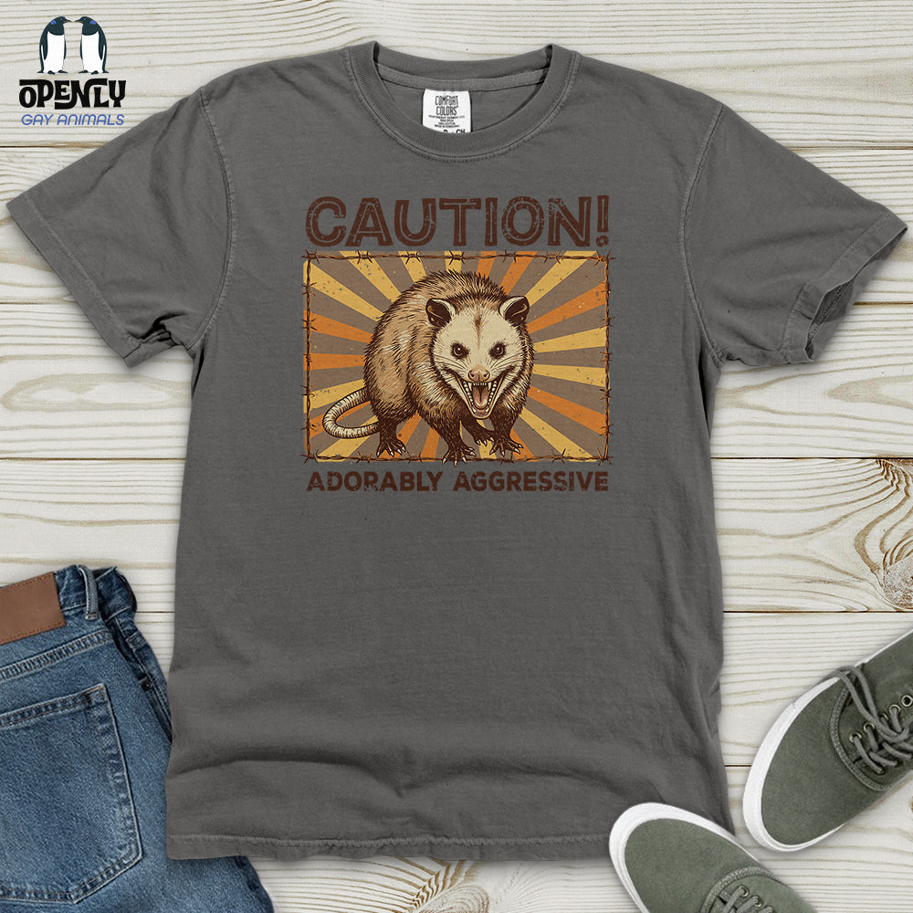Caution Heavy Cotton Comfort Colors Tee