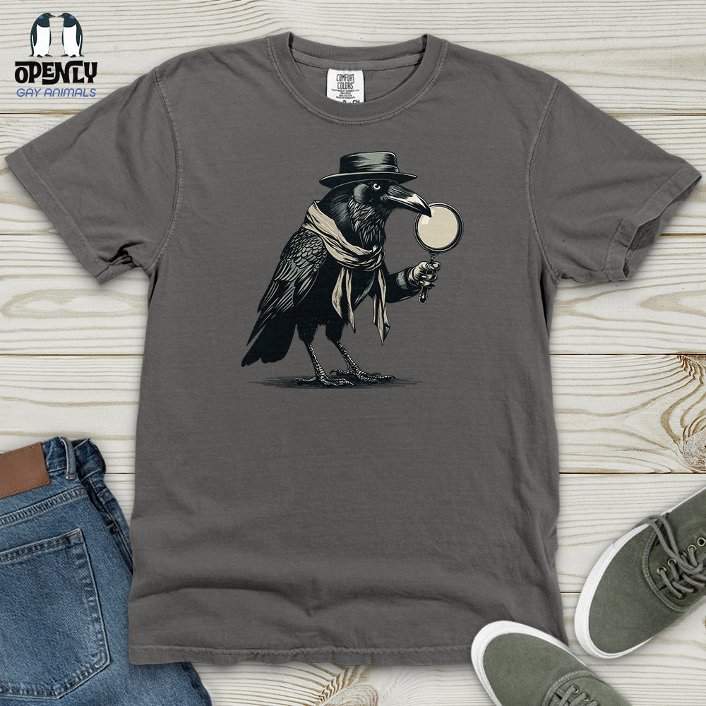 Raven Detective Mystery Heavy Cotton Comfort Colors Tee