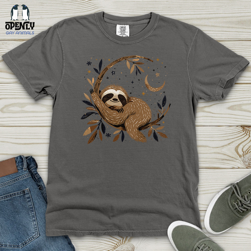 Cosmic Sloth Dreams Heavy Cotton Comfort Colors Tee