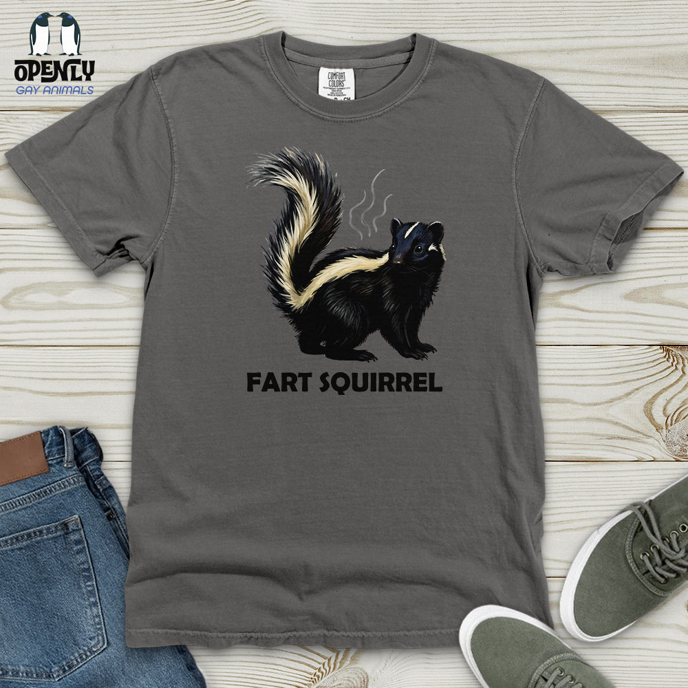 Fart Squirrel Heavy Cotton Comfort Colors Tee