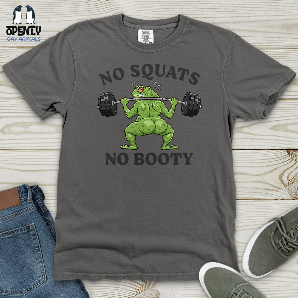 No Squats No Booty Heavy Cotton Comfort Colors Tee