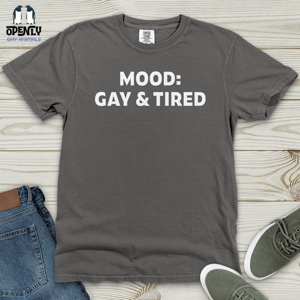 Gay and Tired Heavy Cotton Comfort Colors Tee