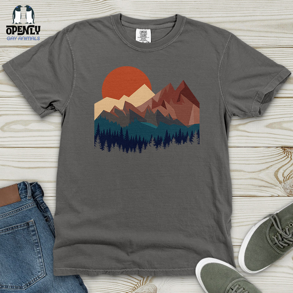Mountain Landscape Heavy Cotton Comfort Colors Tee