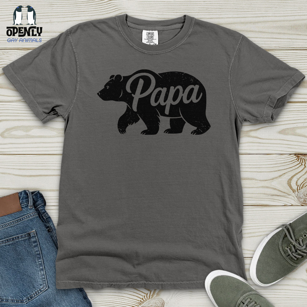 Papa Bear Heavy Cotton Comfort Colors Tee