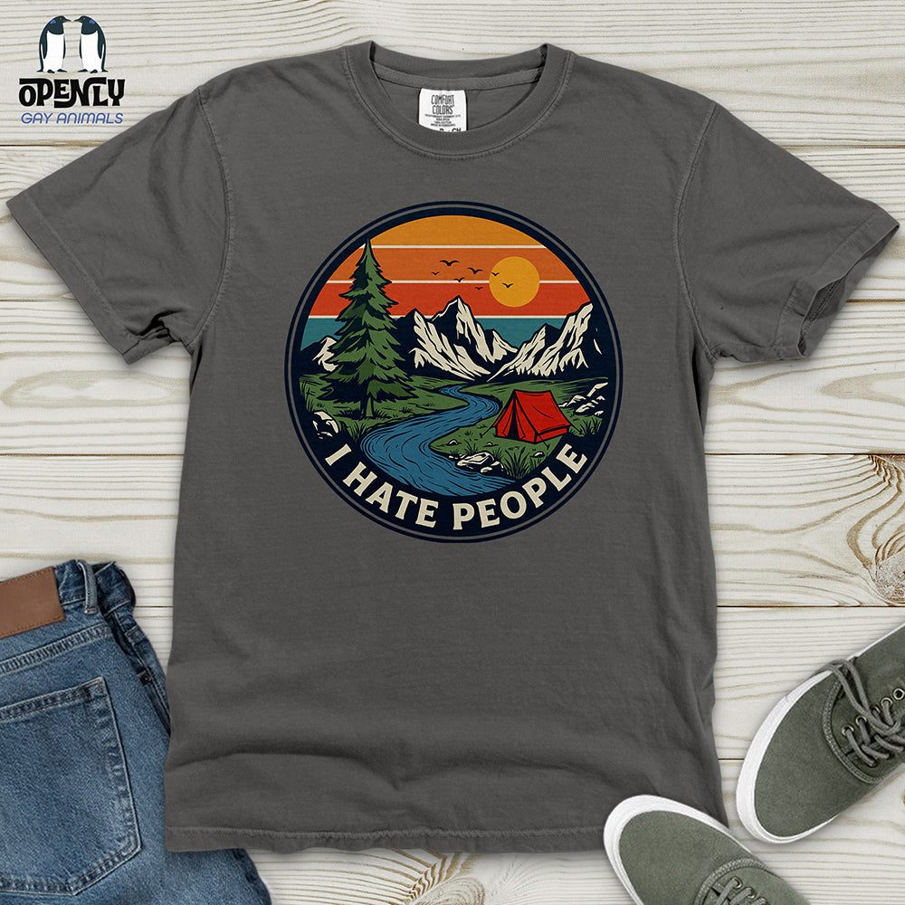 I Hate People Heavy Cotton Comfort Colors Tee