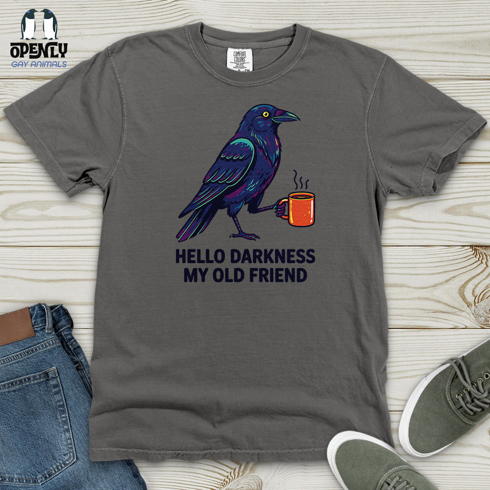 Hello Darkness My Old Friend Heavy Cotton Comfort Colors Tee