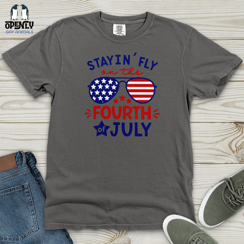 Stayin' Fly on the Fourth of July Heavy Cotton Comfort Colors Tee