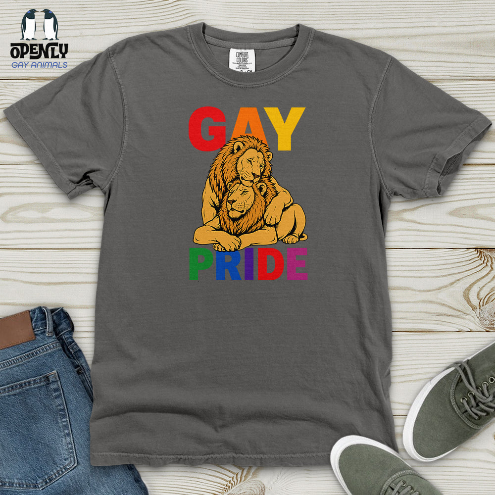 Gay Pride Lion Heavy Cotton Comfort Colors Tee