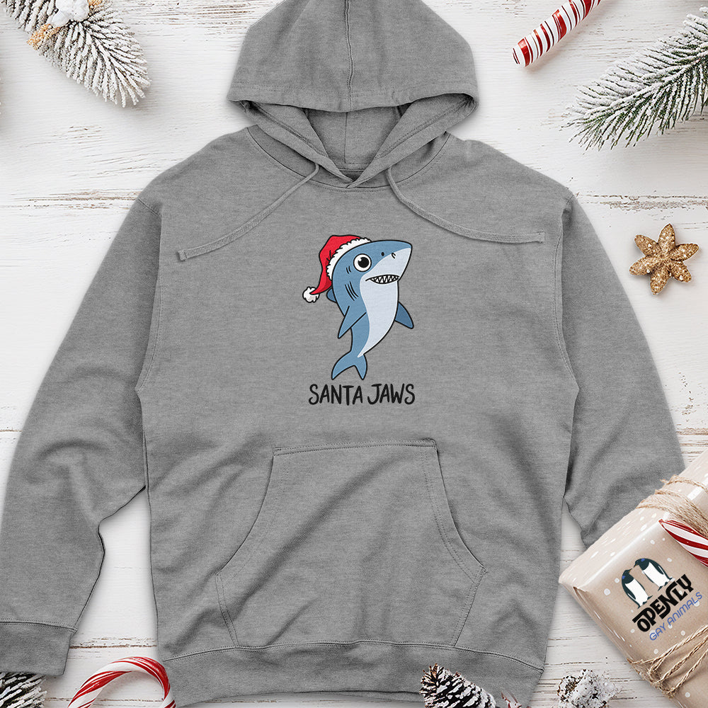 Santa Jaws Unisex Midweight Hoodie