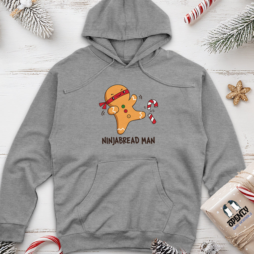 Ninjabread Man Unisex Midweight Hoodie