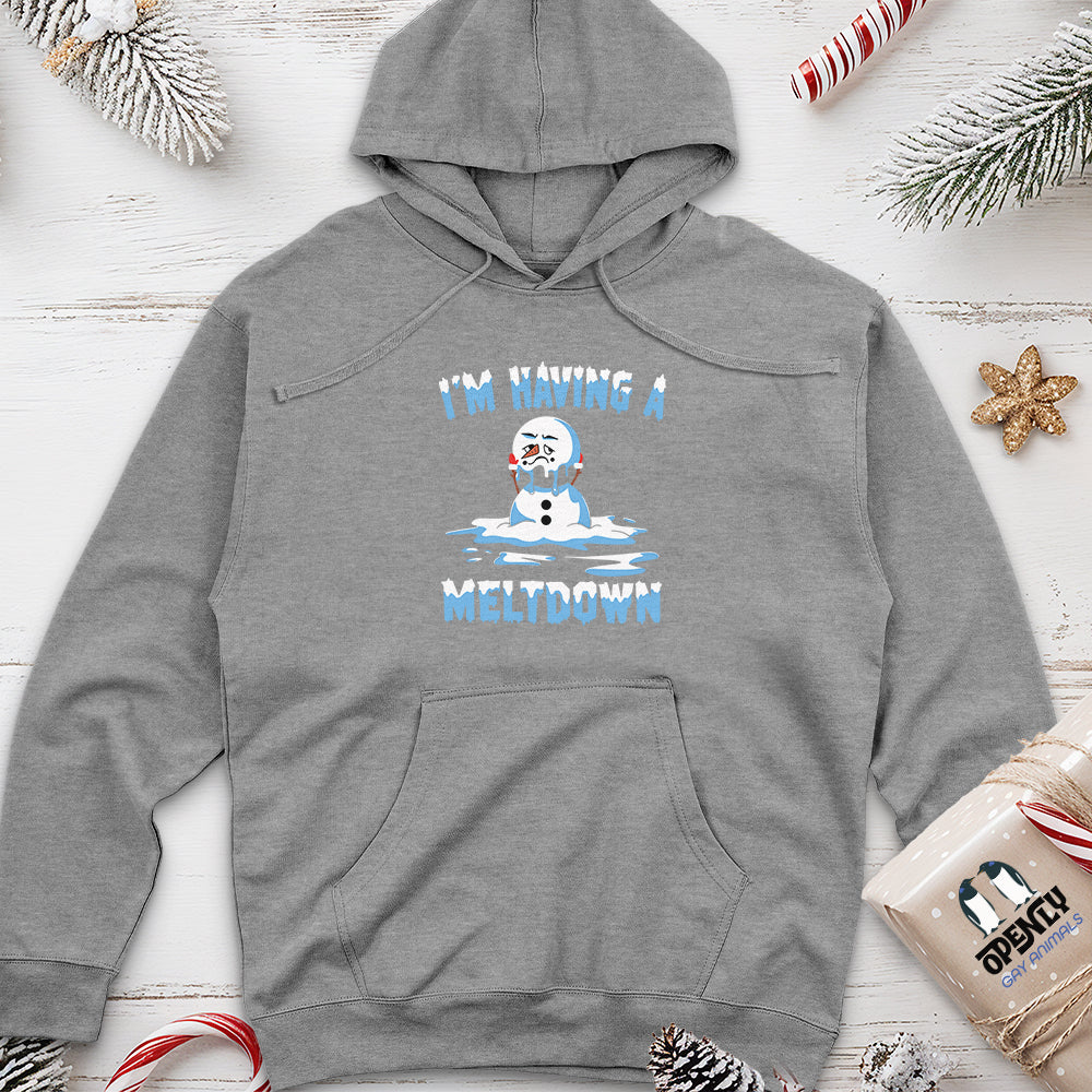 I'm Having a Meltdown Unisex Midweight Hoodie