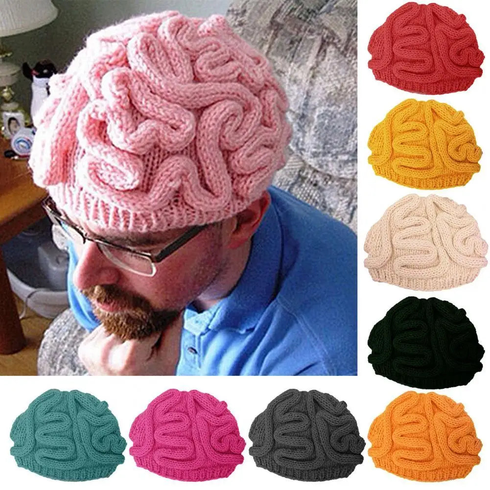 Brain Knitted Beanie