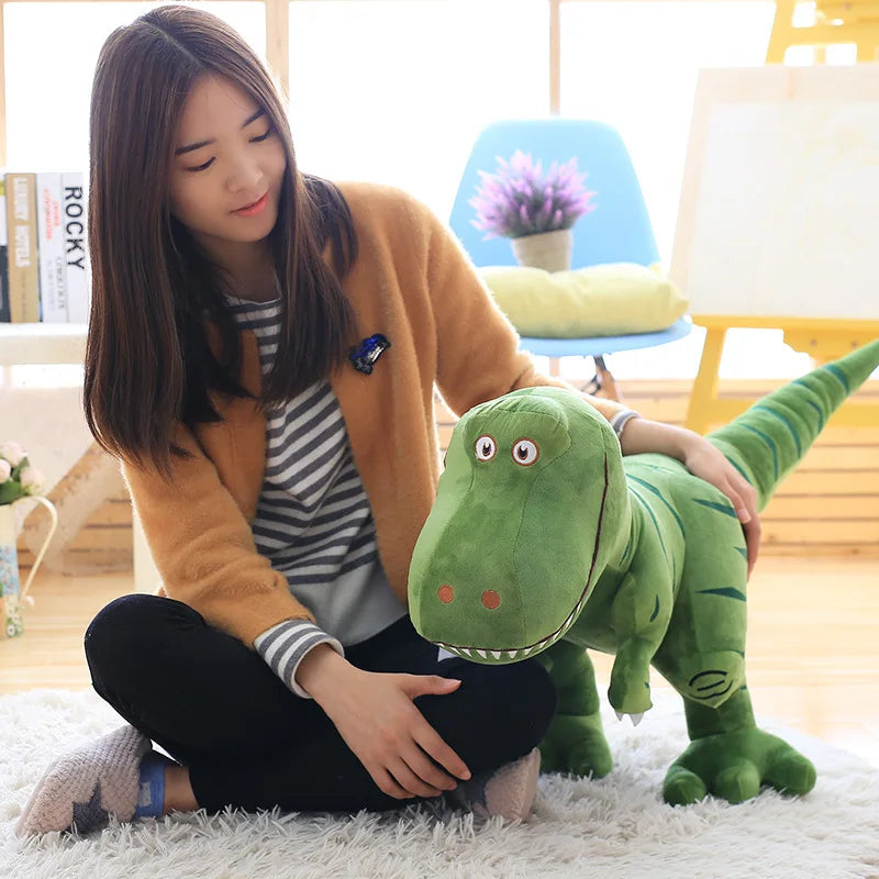 1pc 40-100cm New Dinosaur Plush Toys Cartoon Tyrannosaurus Cute Stuffed Toy Dolls for Kids Children Boys Birthday Gift