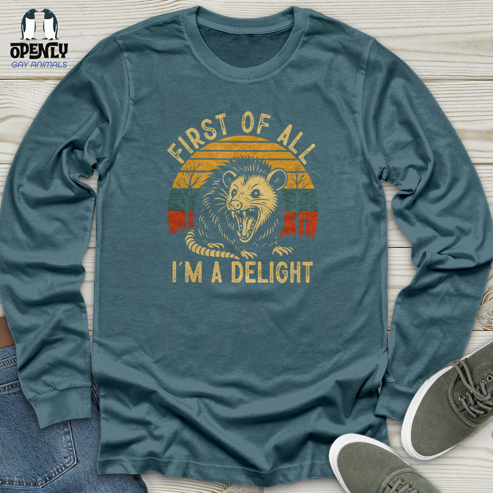 First Of All Unisex Long Sleeve Tee