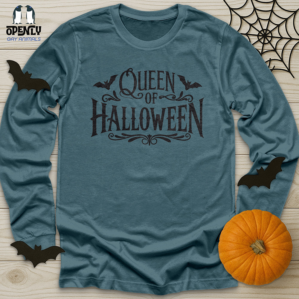 Queen Of Halloween Unisex Long Sleeve Tee