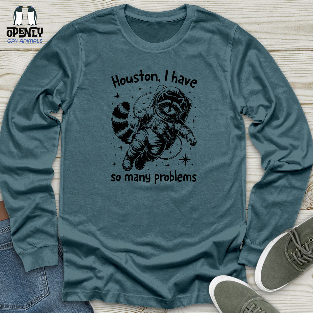 Space Raccoon Unisex Long Sleeve Tee