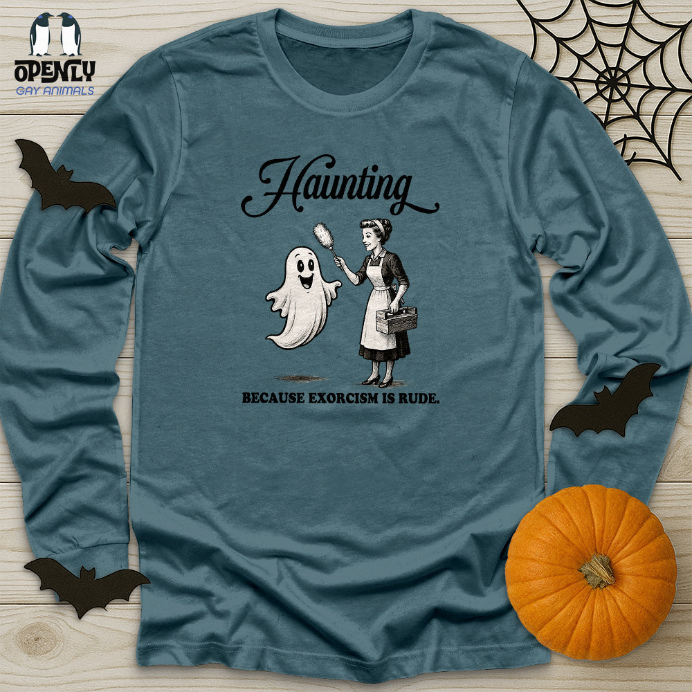 Haunting Unisex Long Sleeve Tee