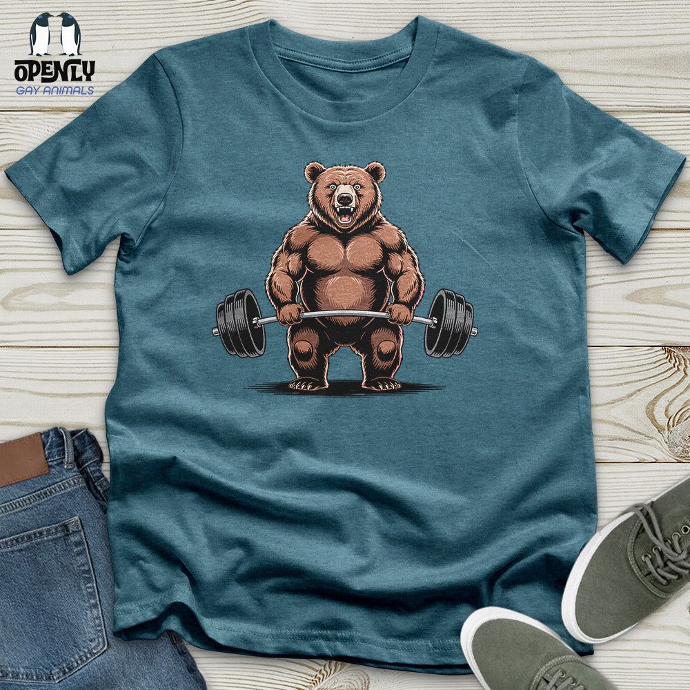 Bear Dumbbelling Unisex T-Shirt