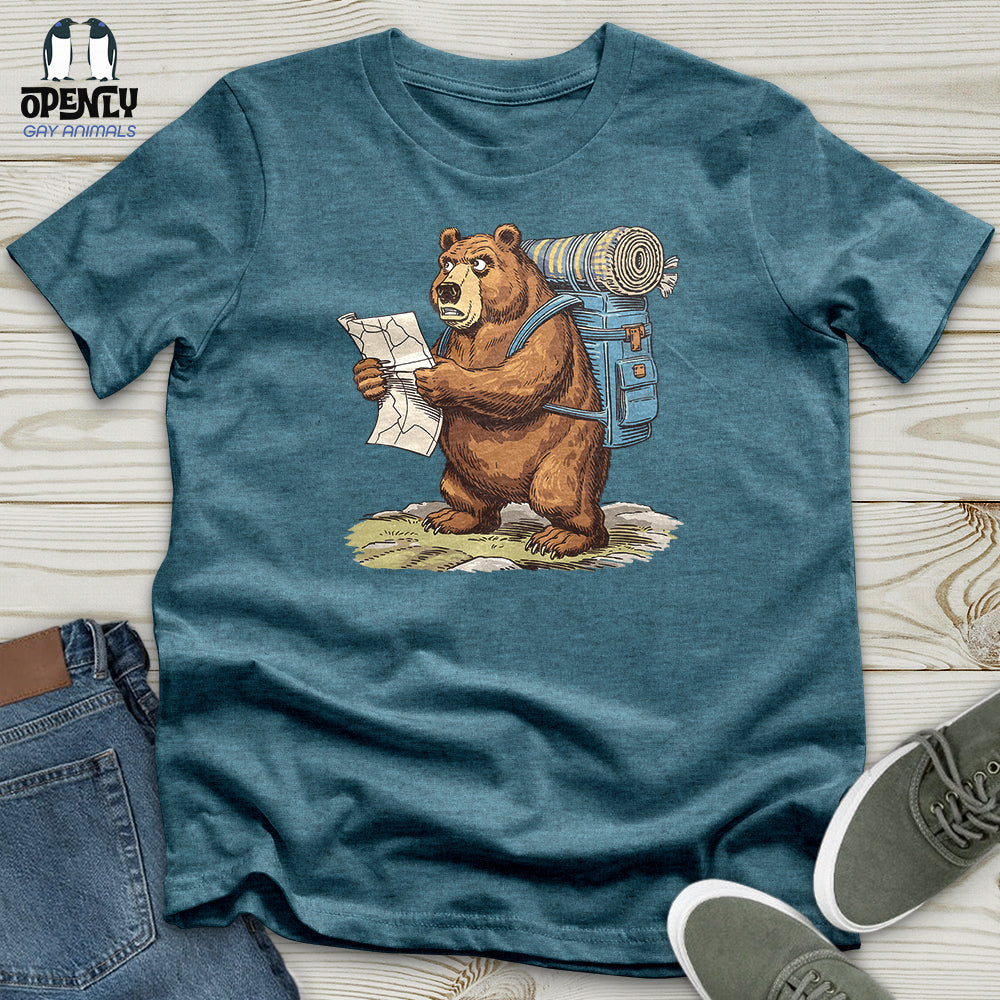 Tourist Bear Unisex t-shirt