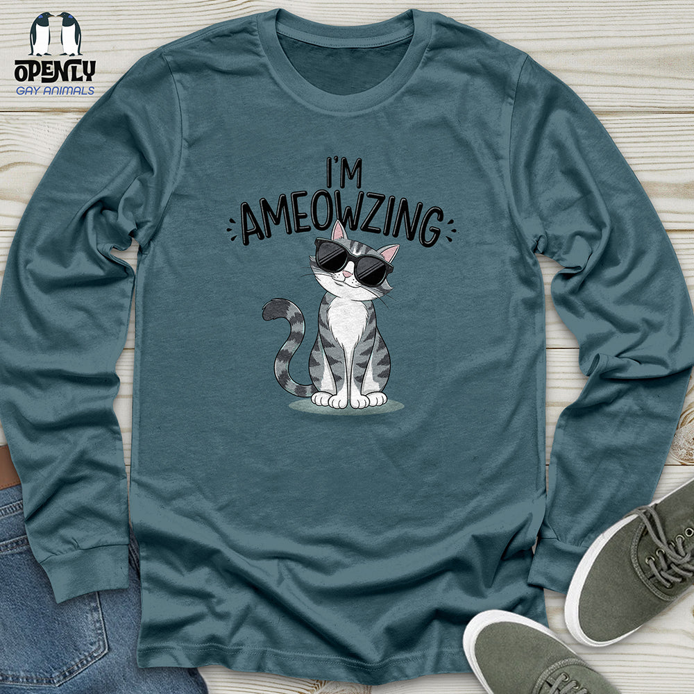 I’m Ameowzing Unisex Long Sleeve Tee
