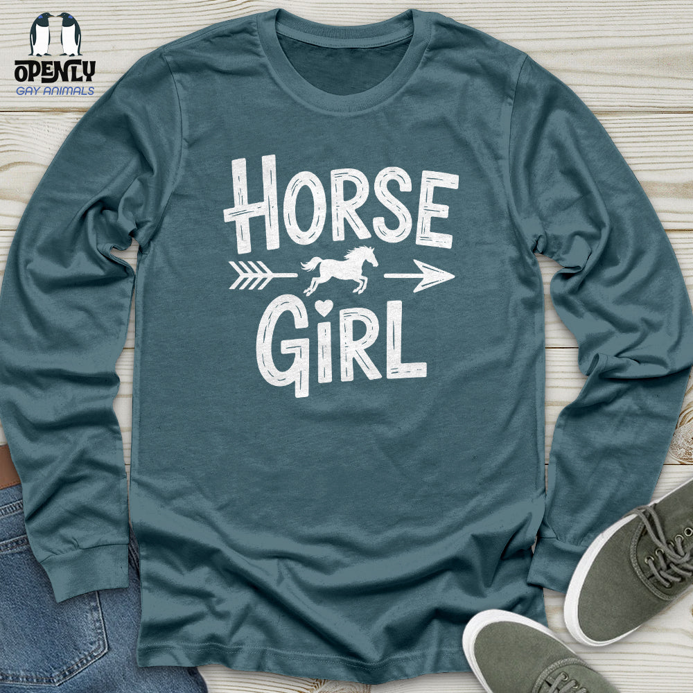Horse Girl Unisex Long Sleeve Tee
