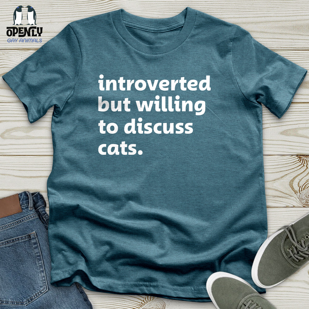 Introverted - White Unisex T-Shirt