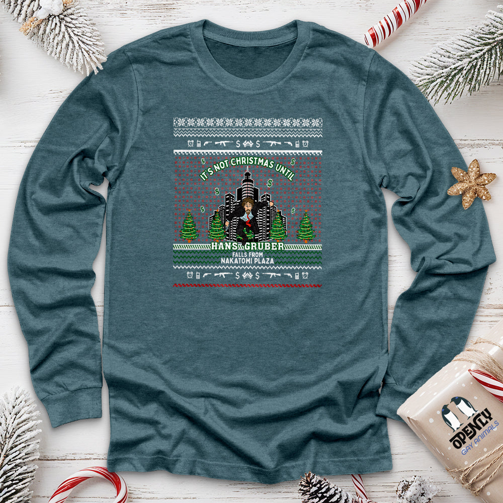 Hans Gruber Unisex Long Sleeve Tee