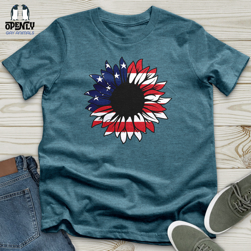 USA Sunflower Unisex T-Shirt