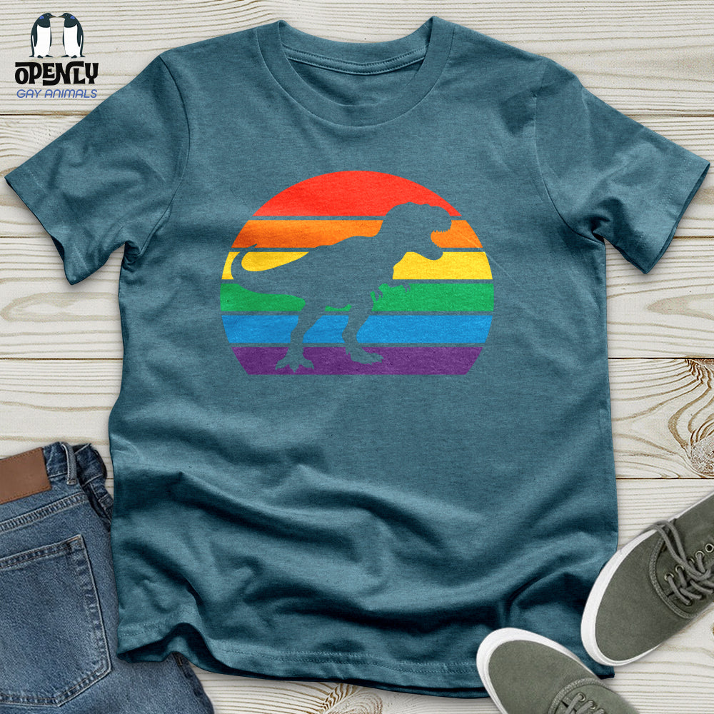 Rainbow Dinosaur T-Rex Unisex T-Shirt