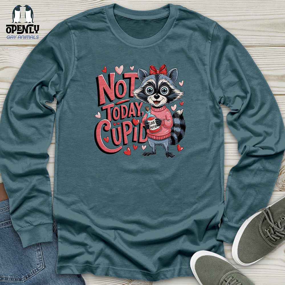 Not Today Cupid Unisex Long Sleeve Tee