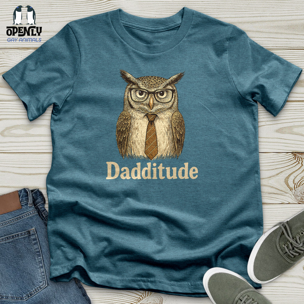 Dadditude Owl Unisex T-Shirt