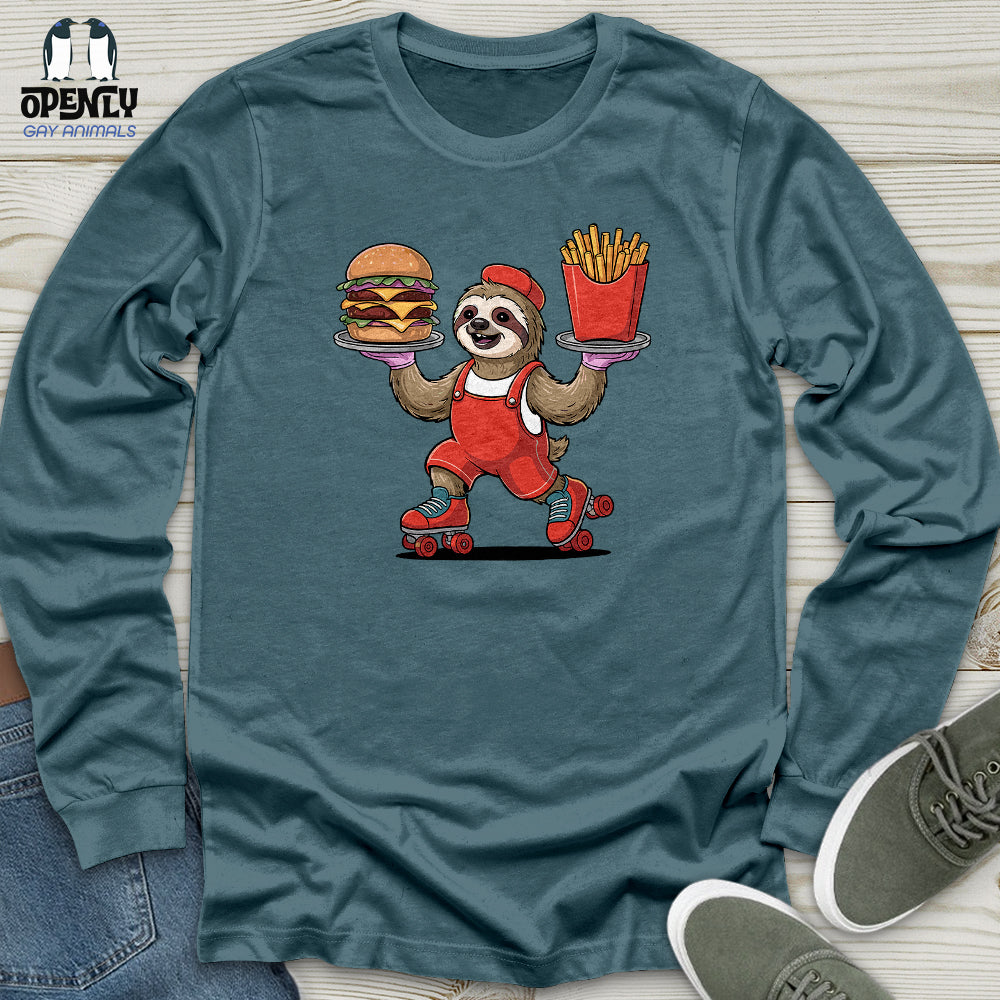 Sloth Server Unisex Long Sleeve Tee