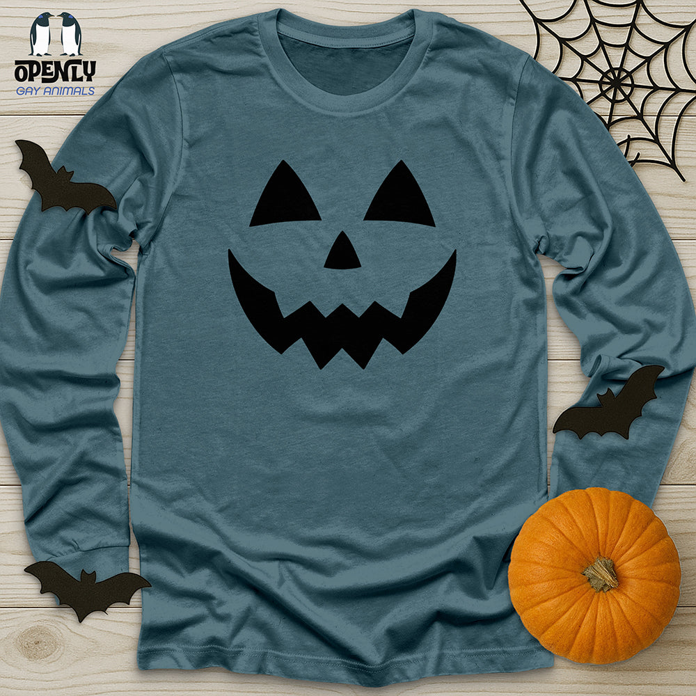 Halloween Pumpkin Shirt Unisex Long Sleeve Tee