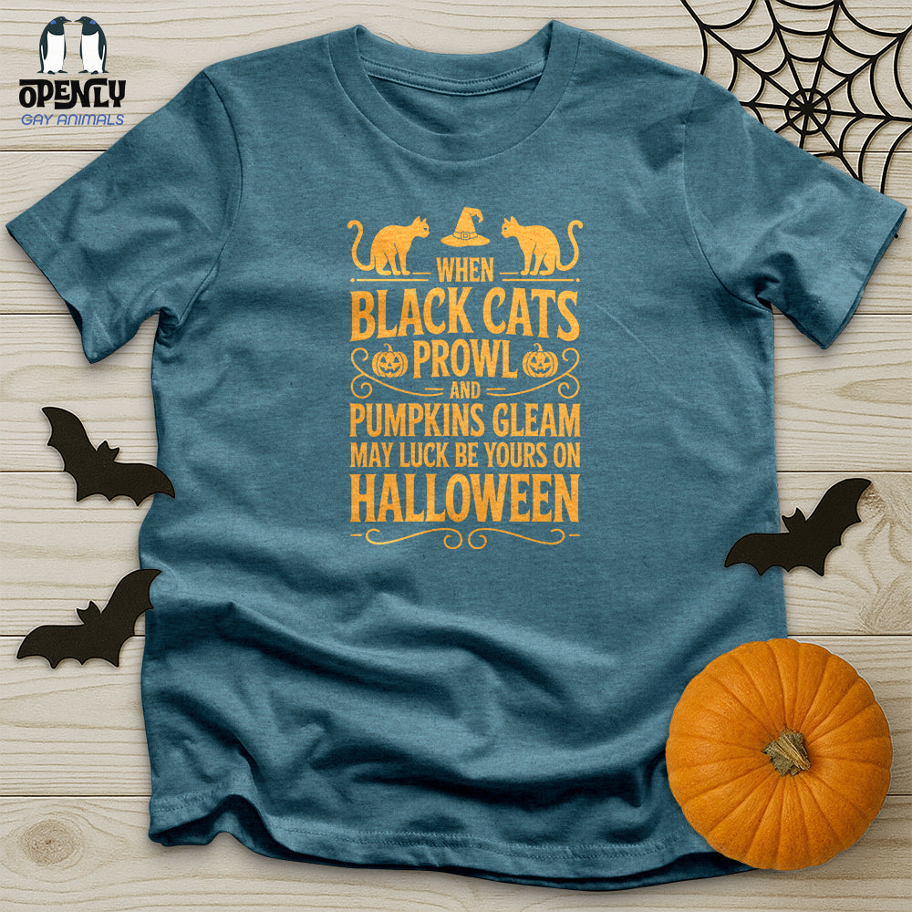 When Black Cats Prowl Unisex T-Shirt