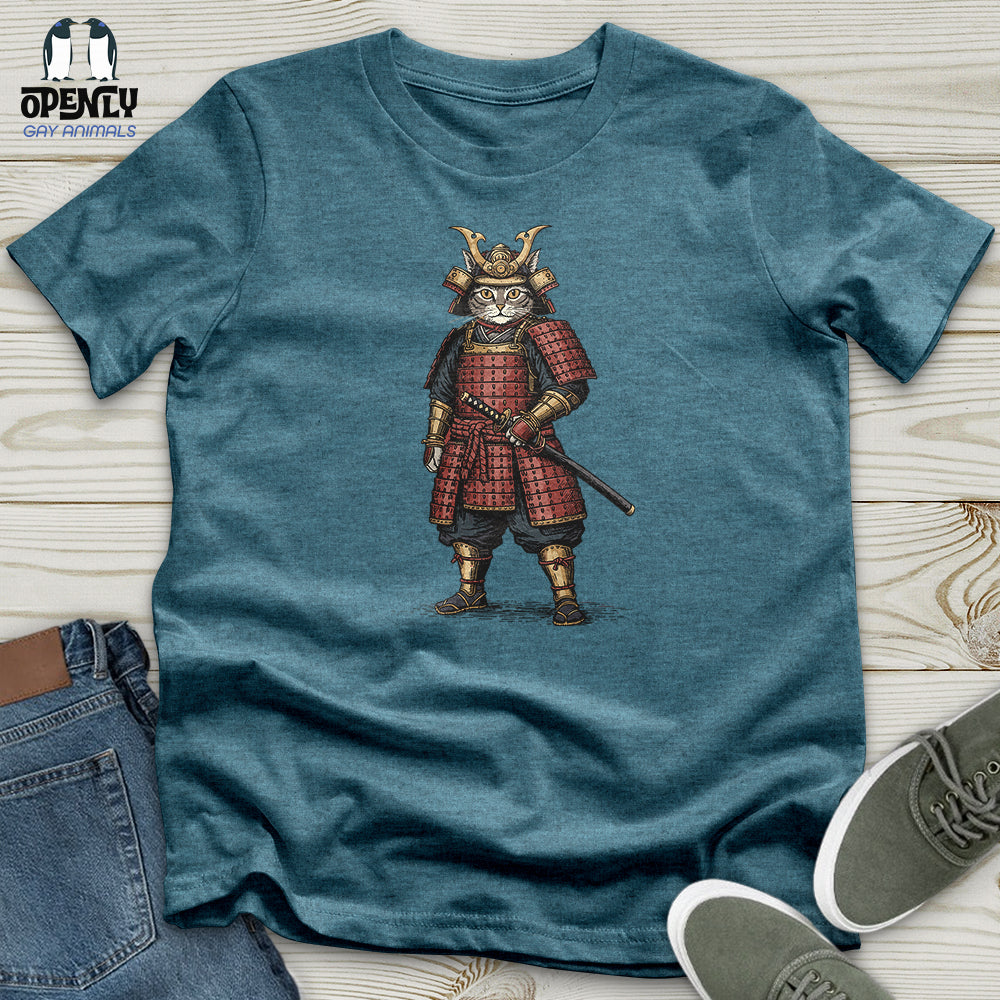 Cat Samurai Unisex T-Shirt