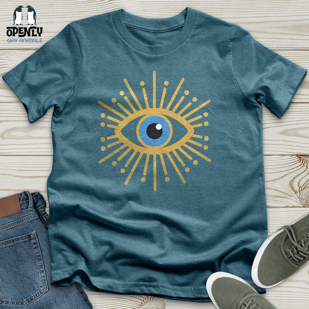 Gold Evil Eye Unisex T-Shirt