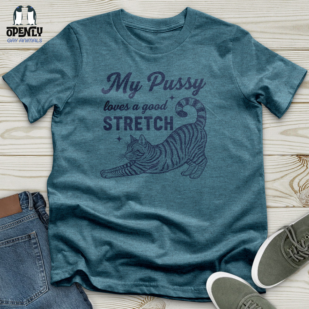 My Pussy Loves a Good Stretch Unisex T-Shirt